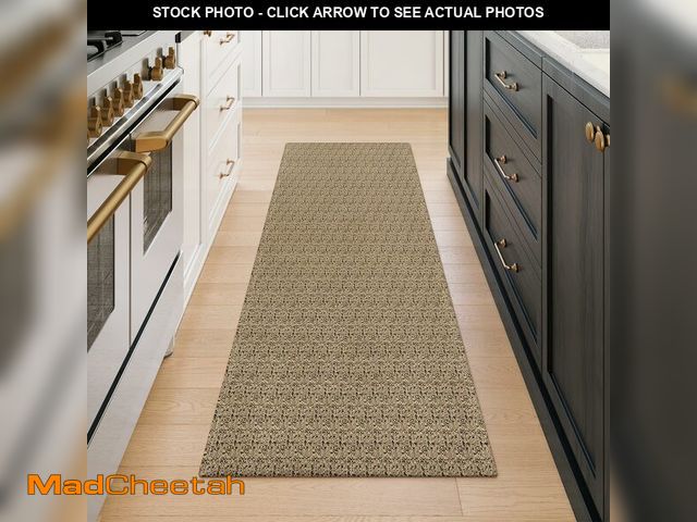 Lot 74-14295816 - Collive Washable Kitchen Runner Rugs Non Slip, 2x6 Black/Natural Farmhouse Rug Runners for Hallway, ...