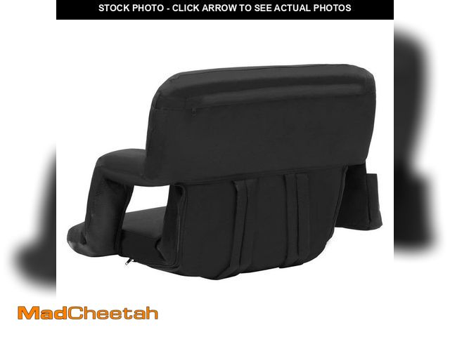 Lot 74-12692659 - *DIRTY* SKYSHALO Stadium Seat with Back Support, Portable Reclining Chair, Wide Bleacher Seat Back, ...