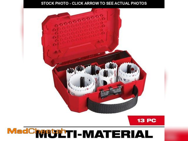 Lot 74-14320313 - Milwaukee Hole Dozer General Purpose Bi-Metal Hole Saw Set (13-Piece) - UNUSED