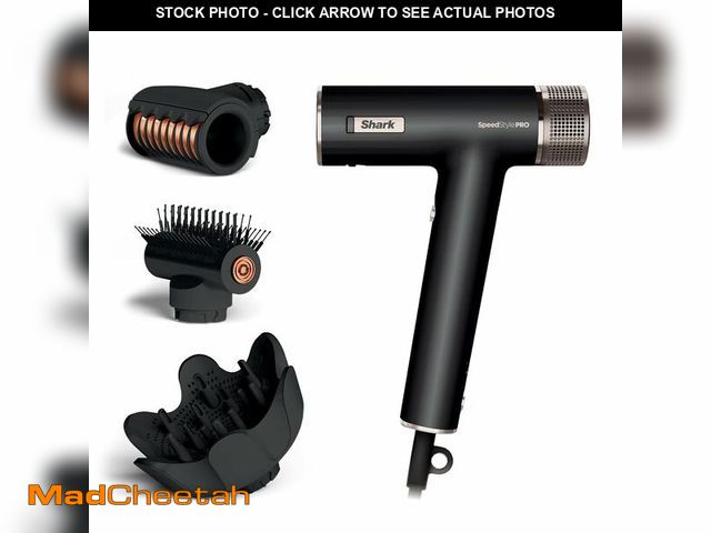 Lot 74-13629977 - Shark SpeedStyle Pro Professional Performance High-Velocity Hair Dryer System with Scalp Shield and ...
