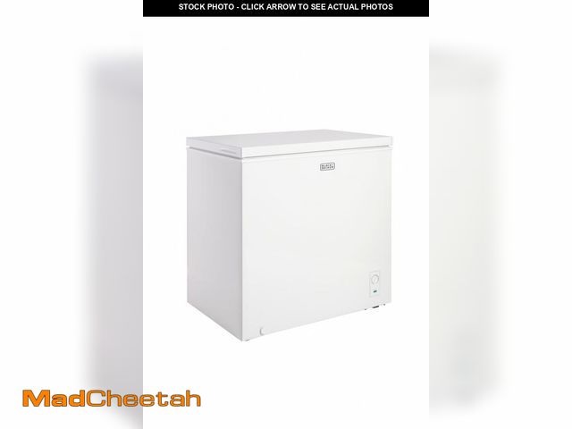 Lot 74-12202599 - BLACK+DECKER 7.0 Cu. Ft. Chest Freezer, Holds up to 245 Lbs. of Frozen Food with Organizer Basket - ...