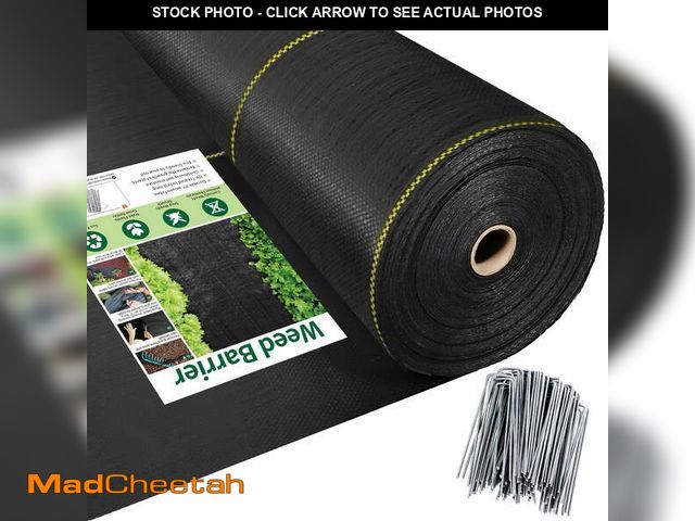 Lot 74-13816512 - Shade&amp;Beyond Weed Barrier fabric 4FT X 100FT High Permeability Landscape Fabric Garden Barrier C...