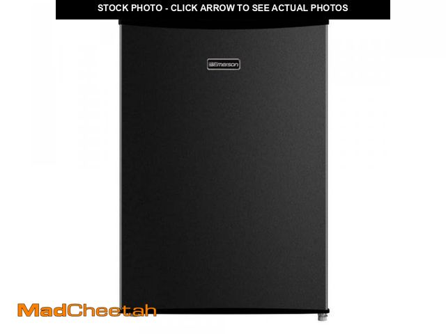 Lot 74-12413203 - Emerson 17.6 in. 2.7 cu. ft. Mini Refrigerator in Black, ENERGY STAR Qualified - UNUSED