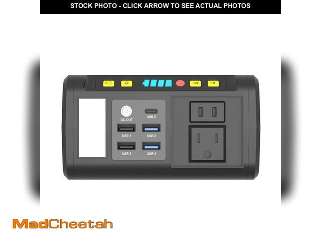 Lot 74-12676493 - ROCKSOLAR 80-Watt Li-Battery Generator Multi-function Push Button Start Portable Power - UNUSED