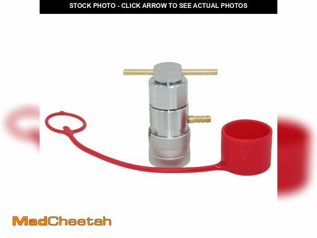 Lot 74-13627331 - LX Hydraulics 1/2" ISO 16028 Flat Face Skid Steer Male Hydraulic Quick Coupler Pressure Decompressio...