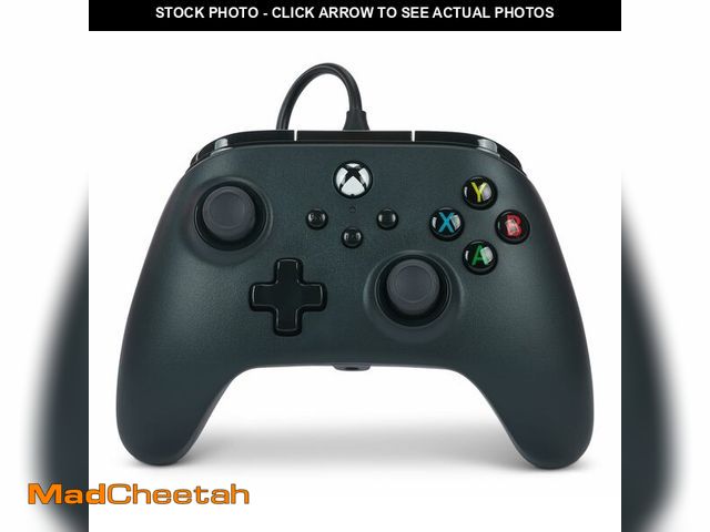 Lot 74-14479858 - PowerA Wired Controller for Xbox Series X|S - Black, gamepad, wired video game controller, gaming co...