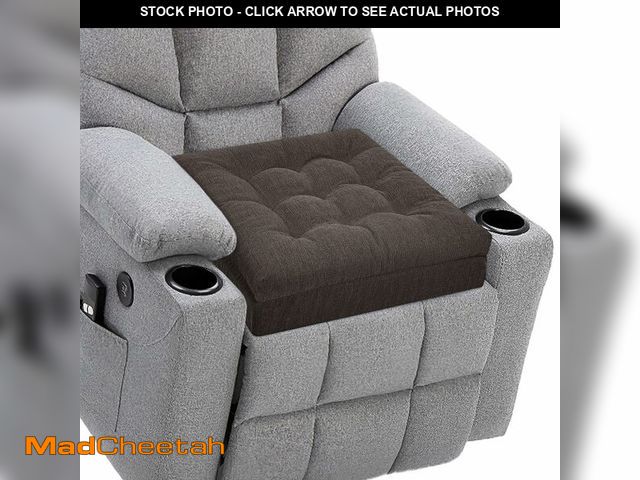 Lot 74-13569928 - HAVARGO Recliner Cushions for Elderly, 20x20x5 Inch Thick Chair Cushion Patent Design Soft Tufted Du...