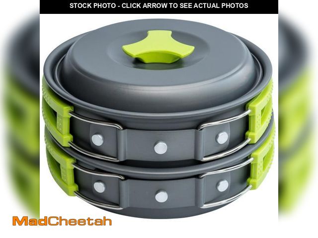 Lot 74-12439111 - MalloMe Camping Cookware Mess Kit for Backpacking Gear Ã¢â¬â Camping Cooking Set - Camping's Pots...