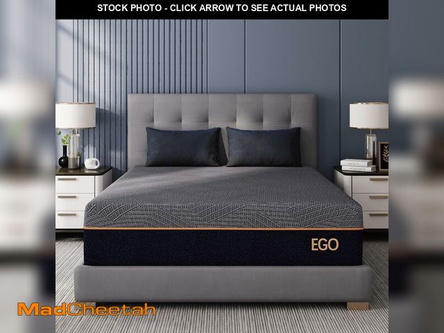Lot 74-12659174 - EGOHOME 12 Inch Full Memory Foam Mattress for Back Pain, Cooling Copper Gel Bed in a Box, Foam Made ...