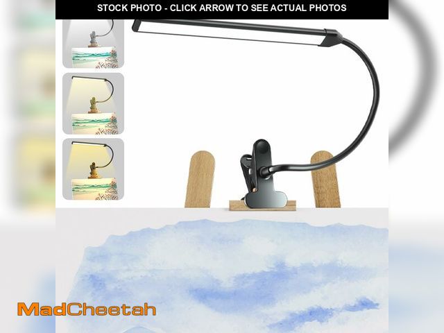 Lot 74-12974320 - Lamptobe Clip-On LED Easel Lamp for Artists, 3 Color Modes, 10-Level Dimmable, 300lm Eye-Care Readin...