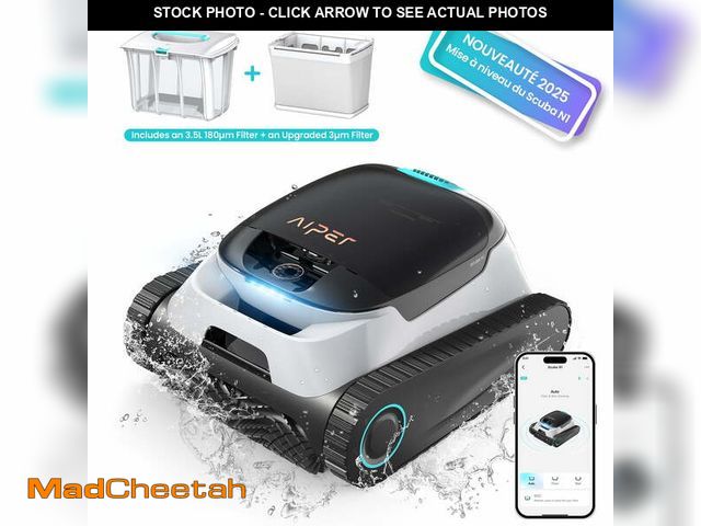 Lot 74-14259094 - Aiper Scuba N1 Plus Automatic Pool Cleaner, Cordless Robotic Pool Cleaner for In-Ground Pools w/ Mic...