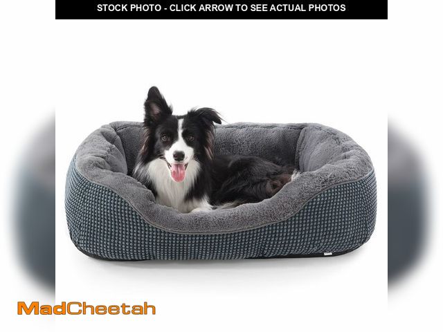 Lot 74-14268567 - INVENHO Dog Bed Medium Size, Orthopedic Warming Soft Calming Sleeping Puppy Bed Durable Pet Bed with...