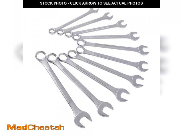 Lot 74-12463974 - SUNEX TOOLS Jumbo Combination Wrench Set, Carbon Steel (10-Piece) - UNUSED