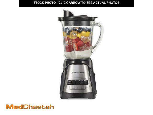 Lot 74-13991499 - Hamilton Beach Power Elite Wave Action Blender For Smoothies, 40 Oz Glass Jar, 12 Functions Includin...