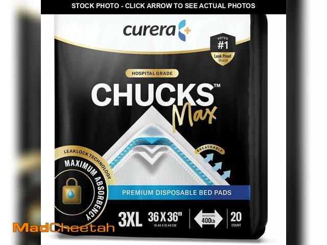 Lot 74-14348623 - Chucks MAX Hospital Bed Pads Disposable Adult 36 x 36 Breathable Incontinence Pads - XXX-Large Pee P...