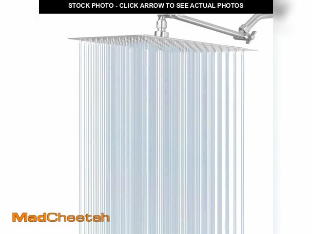 Lot 74-13572561 - NearMoon Rain Shower Head with 11Ã¢â¬â¢Ã¢â¬â¢ Adjustable Extension Arm, Large Stainless Steel Hi...