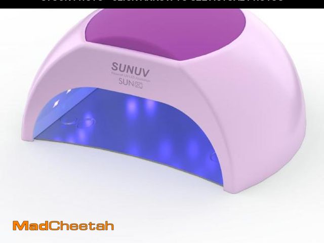 Lot 74-12332154 - SUNUV UV LED Light for Nails, Nail Dryer for Gel Polish with Auto Sensor, 33 LEDs 4 Timers Settings ...