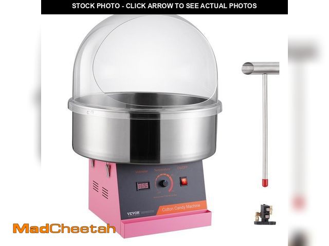 Lot 74-13066159 - VEVOR Electric Cotton Candy Machine, 1000 Watt Candy Floss Maker, Commercial Cotton Candy Machine wi...
