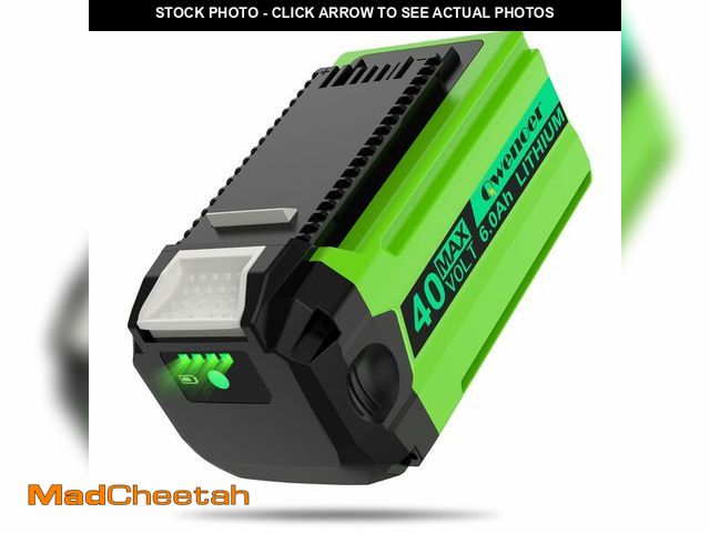 Lot 74-12705074 - Qwenoer Ã£â¬ÂUpgrade BMSÃ£â¬â 40V 6.0Ah Lithium Battery Replacement for GreenWorks 40V Battery ...