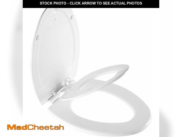 Lot 74-13844670 - Mayfair NextStep2 Toilet Seat with Built-In Potty Training Seat, Slow-Close, Removable that will Nev...