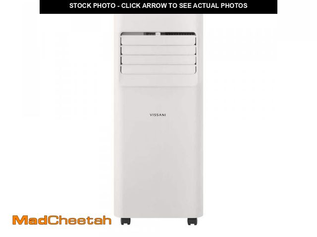 Lot 74-12087287 - Vissani 5,000 BTU 115-Volt 3-in-1 Portable Air Conditioner Unit Cools up to 150 sq. ft. with Dehumid...