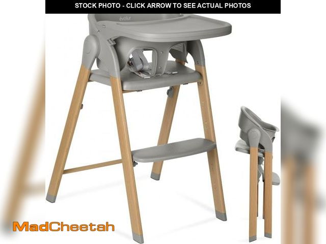 Lot 74-12396622 - Evolur Nimbus Highchair in Dark Grey - UNUSED