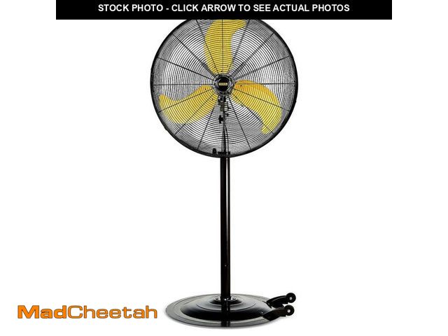 Lot 74-12592004 - Edendirect 20 in. Heavy Duty High Velocity Pedestal Oscillating Fan with Powerful 1/5 Motor, Commerc...