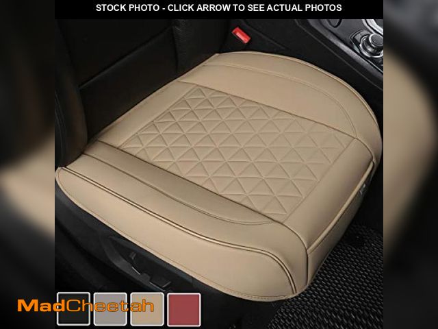 Lot 74-5619595 - Luxury Faux Leather Car Seat Cover Fits 95% of Vehicles- 1 Piece, Beige - UNUSED