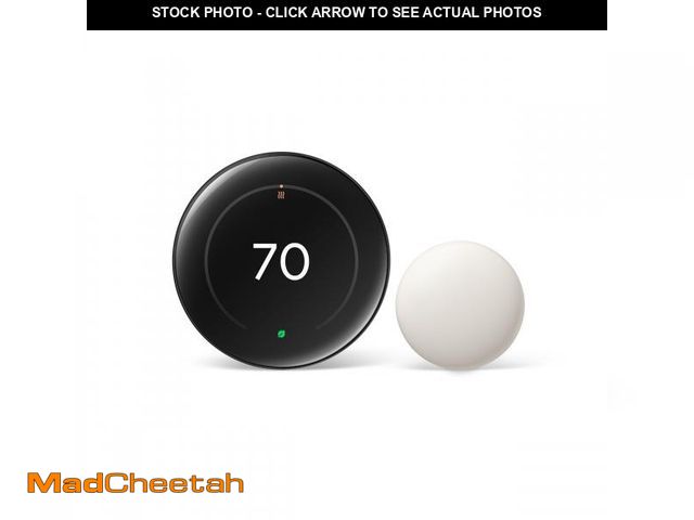Lot 74-12436613 - Google Nest Learning Thermostat (4th Gen, 2024) with Nest Temperature Sensor - Energy Saving Smart T...