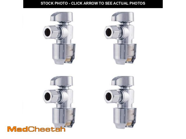 Lot 74-12663959 - (MISSING ONE PIECE) SharkBite Max 1/2 in. Push-to-Connect x 3/8 in. OD Compression Chrome-Plated Bra...