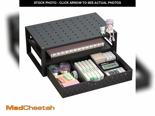 Lot 74-14214988 - WALI Monitor Stand Riser with Drawer, Desk Organizers and Accessories for Computer, Printer, Laptop ...