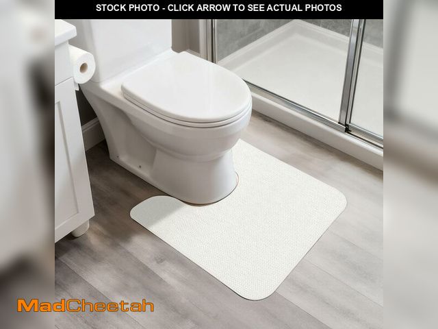 Lot 74-14057550 - Bosap Toilet Rugs U Shaped Bathroom Rug,Machine Washable Non Slip Quick Dry Super Absorbent Ultra Th...