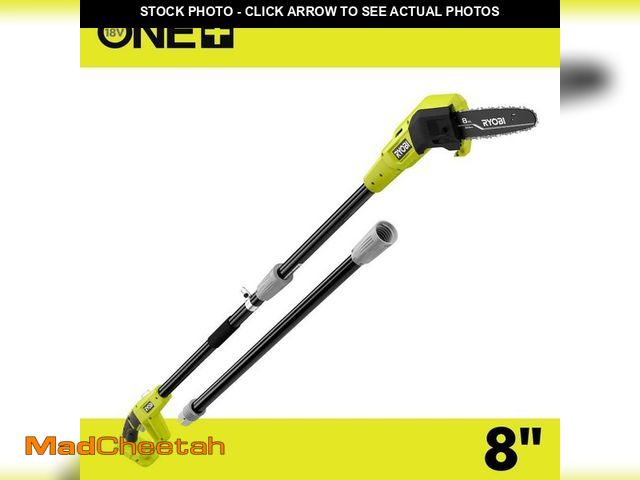 Lot 74-14468514 - RYOBI ONE+ 18V 8 in. Cordless Oil-Free Pole Saw (Tool Only) P2501BTL - UNUSED