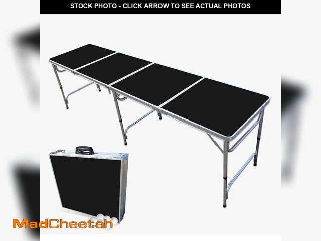 Lot 74-12827508 - 8-Foot Folding Beer Pong Table - UNUSED