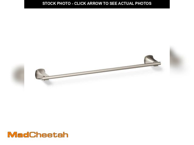 Lot 74-13667794 - KOHLER Rubicon 24 in. Towel Bar in Vibrant Brushed Nickel - UNUSED