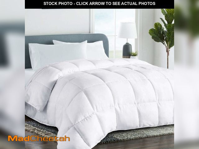 Lot 74-13709372 - COHOME King Size Cooling Comforter All-Season Quilted Down Alternative Duvet Insert Luxury Hotel Rev...