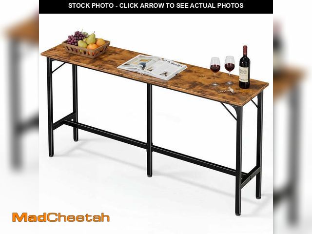 Lot 74-14322235 - EDX 71 Inch Bar Table, Bar Height Pub Table, Counter Height Bar Table, Rectangular High Top Coffee&a...