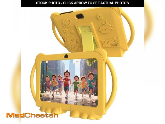 Lot 74-12219516 - PEICHENG Kids Tablet 7 inch Android 12.0 for Toddler, 4GB RAM 32GB ROM Bluetooth IPS Screen Parental...