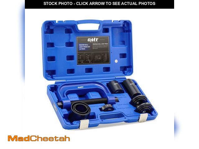 Lot 74-14257319 - Orion Motor Tech Ball Joint Press Kit, Heavy Duty Ball Joint Removal Tool Kit with 4x4 Adapters, for...