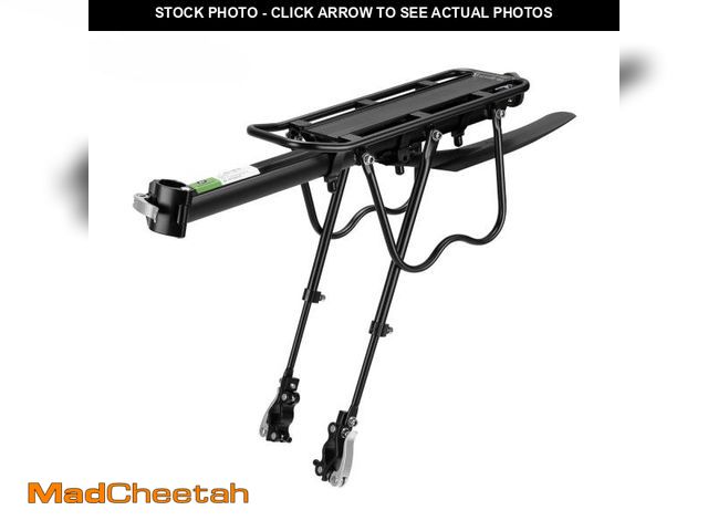Lot 74-12422491 - ROCKBROS Bike Rack Quick Release Seatpost Type Rear Shelf &amp; Quick Release Support Rod with Mud F...