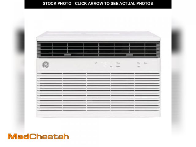 Lot 74-12376666 - GE 18,300 BTU 230/208-Volt Window Air Conditioner Cools 1000 sq. ft. with Wi-Fi and Remote in White ...