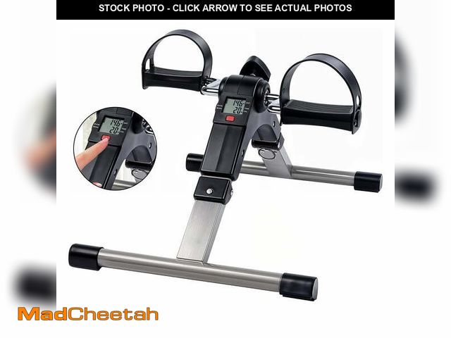 Lot 74-12850184 - TTFP Under Desk Bike Pedal Excerciser, Foldable Excercise Bike Workout with LCD Display and Adjustab...