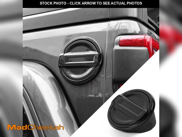 Lot 74-12308609 - JWWY for JL Wrangler Fuel Tank Cover Gas Cap Petrol Tank Fuel Filler Cover Trim Fit for 2018-2025+ J...