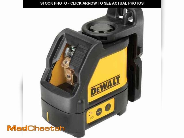 Lot 74-13752424 - DEWALT 165 ft. Red Self-Leveling Cross-Line Laser Level with (3) AA Batteries &amp; Case - UNUSED