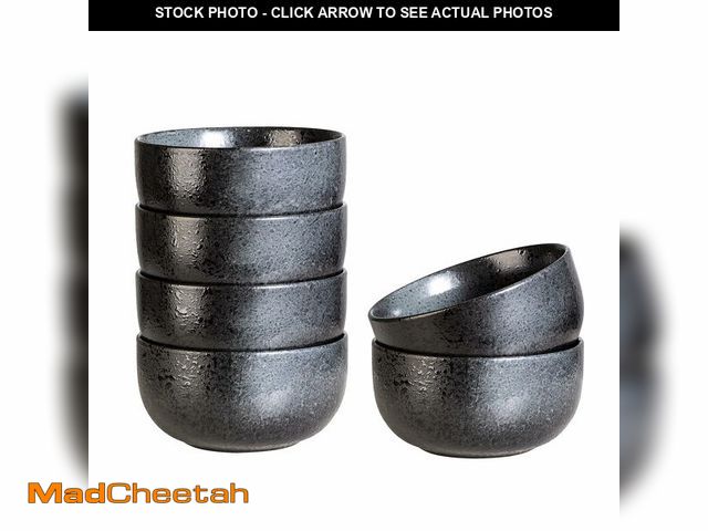 Lot 74-13547990 - S&amp;Q'S CERAMICS Ceramic Small Bowls for Kitchen, Set of 6, 9 ounces Ice Cream Bowls, Small Servin...