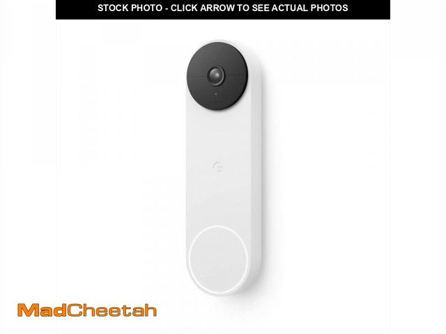 Lot 74-12286824 - Nest Doorbell (Battery) - Smart Wi-Fi Video Doorbell Camera - Snow - UNUSED