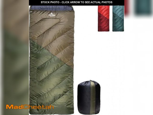 Lot 74-12167898 - Teton Sports Celsius Regular 20F Degree Sleeping Bag - All-Weather Sleeping Bag for Adults and Kids ...