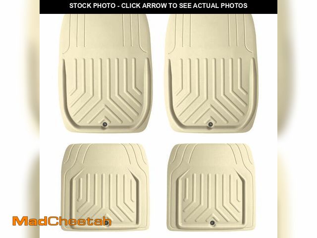 Lot 74-12667475 - FH Group Universal Fit Faux Leather Deep Dish Floor Mats, Trim-to-Fit Mats for Cars, Sedan, SUV, Tru...