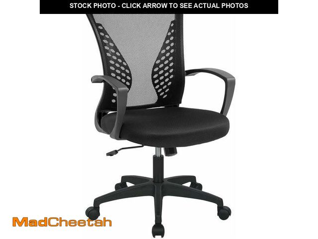 Lot 74-12889573 - BestOffice Ergonomic Office Chair, Lumbar Support, Adjustable Height with Armrests for Adults(Black)...