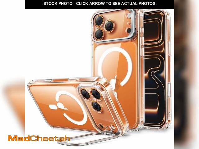 Lot 74-13990403 - ESR for iPhone 17 Pro Case with Stash Stand, Compatible with MagSafe, Military-Grade Drop Protection...